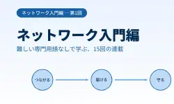Featured image of post ネットワーク入門編 ― 初心者でもわかる仕組みと基本構造をやさしく解説