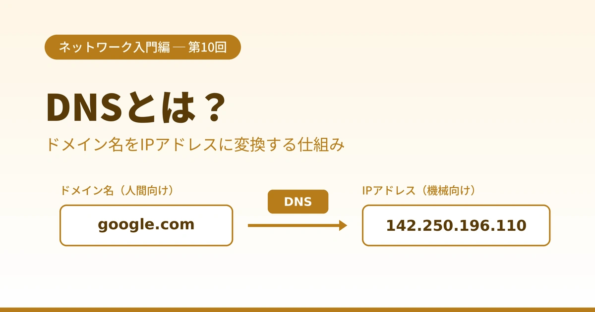 Featured image of post 【超初心者向け】DNSとは何か？URLを入力するだけでサイトが開く仕組みをやさしく解説