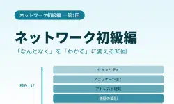 Featured image of post ネットワーク初級編 ― 「なんとなく」を「わかる」に変える30回の連載
